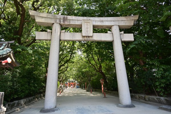 住吉神社(1)：鳥居