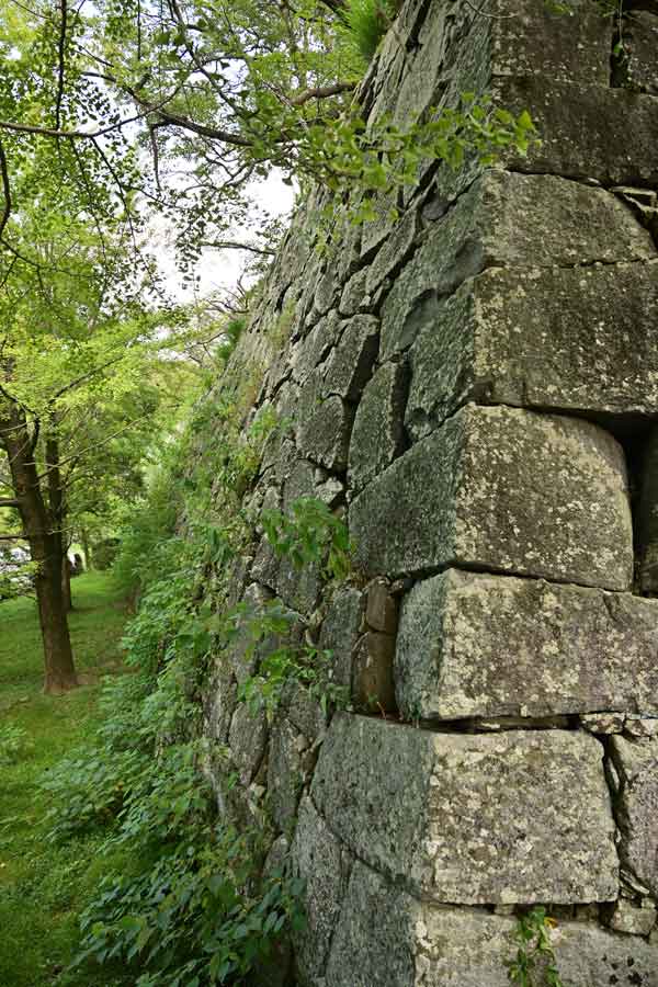 福岡城址(2)：城壁