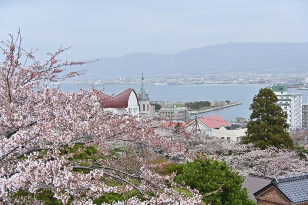 元町配水場展望台から