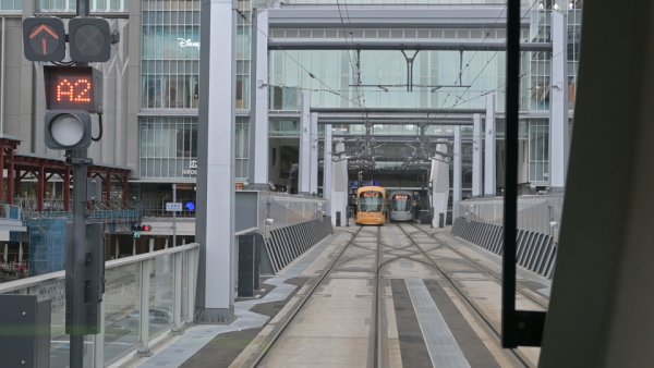 広島駅入線手前