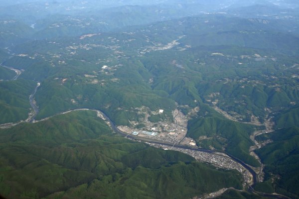 JAL253便：高梁市成羽町付近