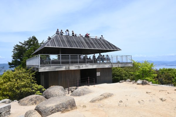 弥山山頂展望台