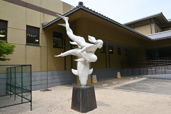 宮島水族館のオブジェ