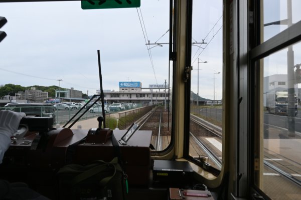 広島港の手前