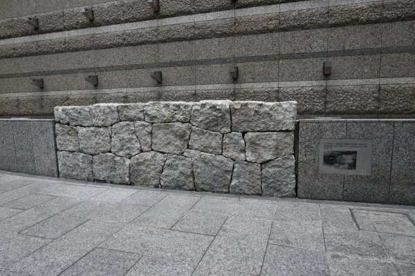 広島城外堀石垣