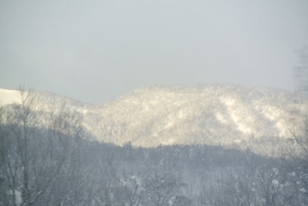 遠くの山