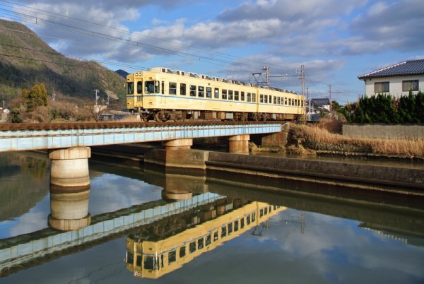 一畑電鉄堀川橋梁