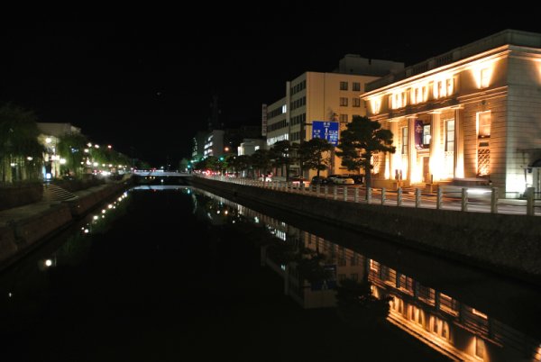 東京橋（京橋川）からの夜景