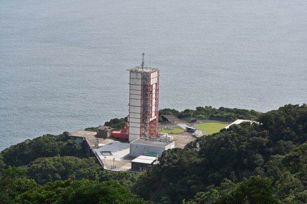 内之浦JAXA(5)：観測ロケット打ち上げ装置