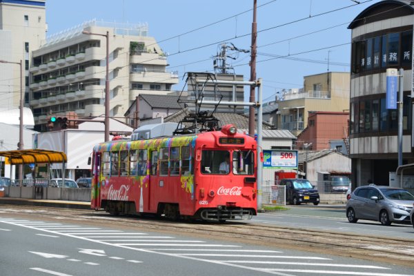 とさでん：知寄町一丁目電停