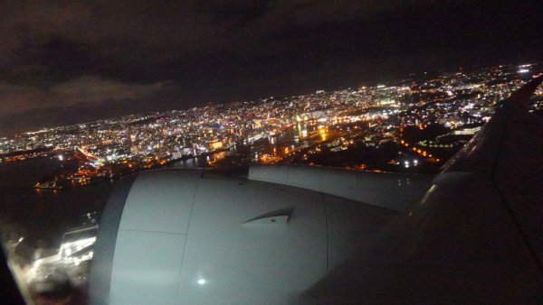 JAL920便：那覇空港離陸