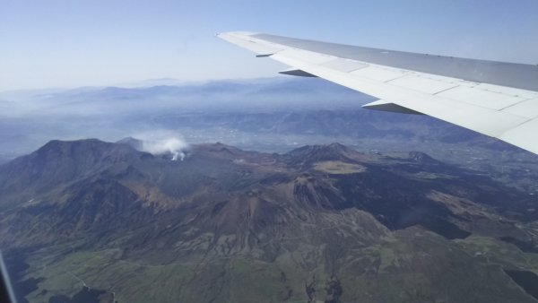 JAL625の機内から(1)