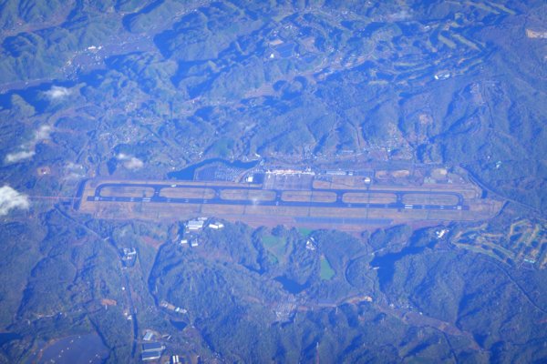 JAL623便：岡山空港