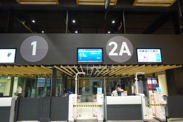 熊本空港：搭乗口