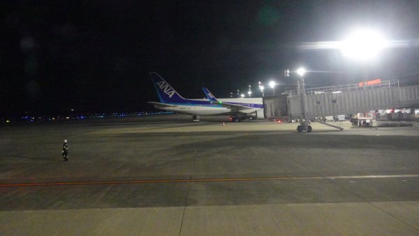JAL638便：スポットにて