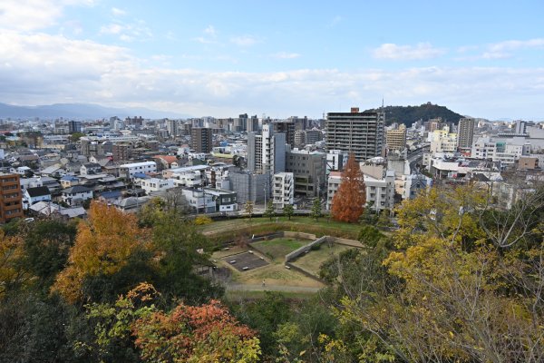 湯築城跡(2)：展望台