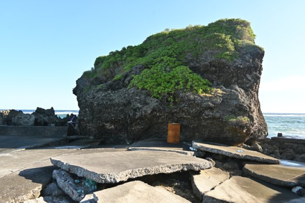 島一周道路の終点(2)