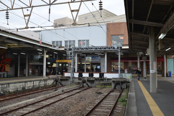 長崎駅：車止め