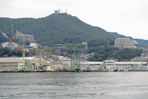 軍艦島ツアー：ジャイアントカンチレバークレーン