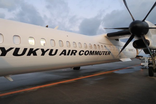 那覇空港(8)：搭乗機