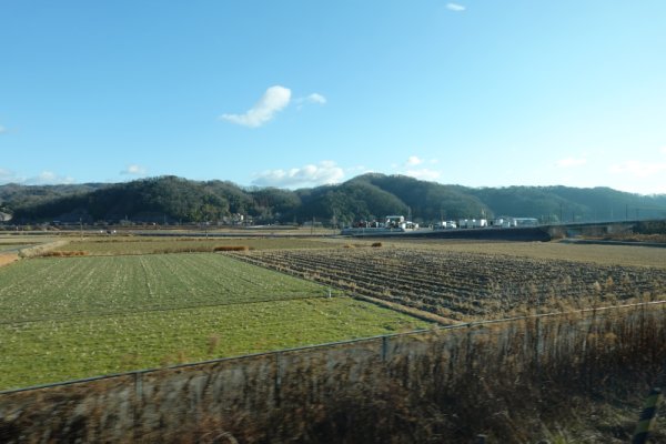 山陽本線：扇状地