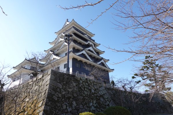 福山城：北側の鉄板貼り