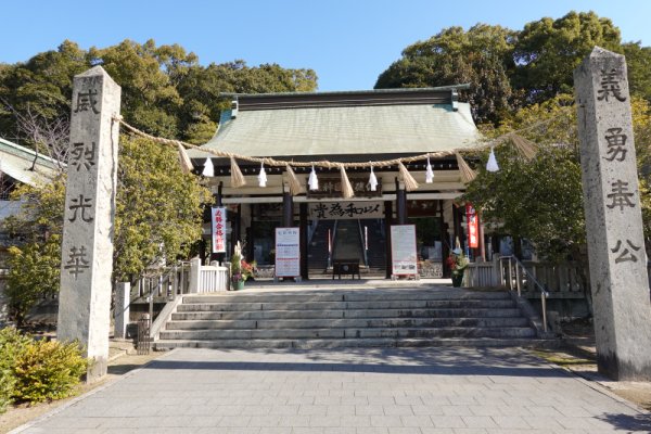 備後護国神社：下拝殿