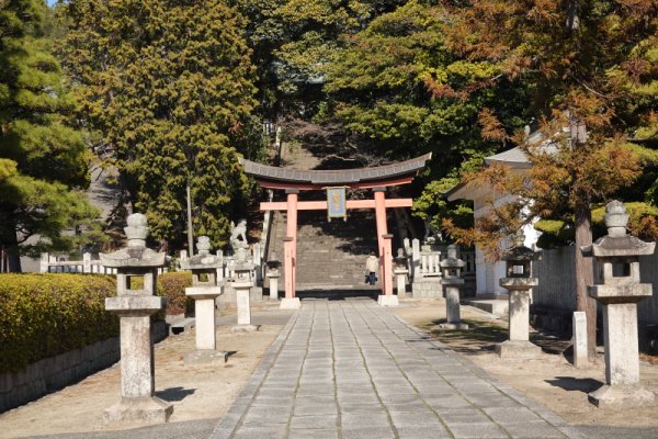 福山八幡宮：東の鳥居