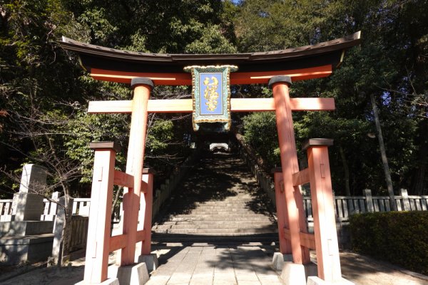 福山八幡宮：西の鳥居