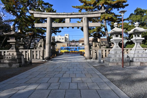 住吉大社(3)：西大鳥居から