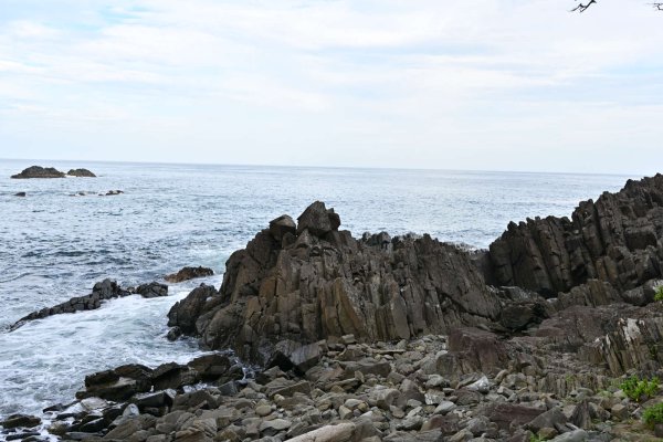 神割崎キャンプ場の海岸(2)