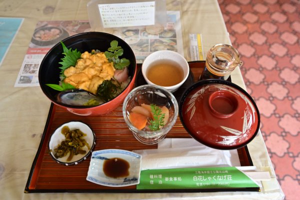 北山崎での昼食