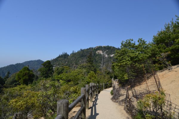 弥山登山：獅子岩駅から