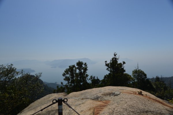 弥山登山：頂上