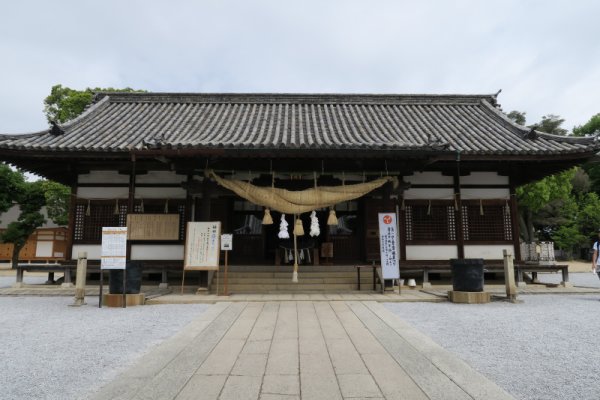 阿智神社：拝殿