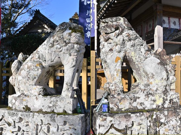 津峯神社(4)：狛犬