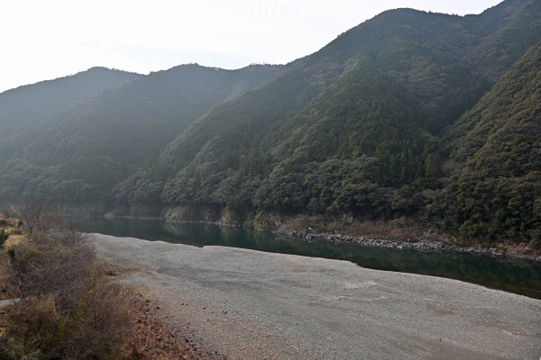 茅生大橋からの四万十川