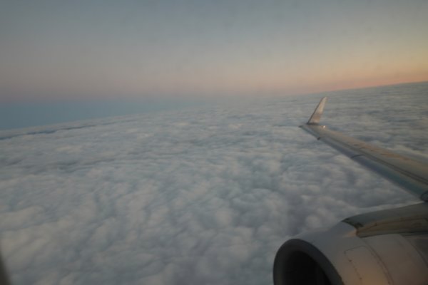 JAL3796便の機内から(5)：雲の上