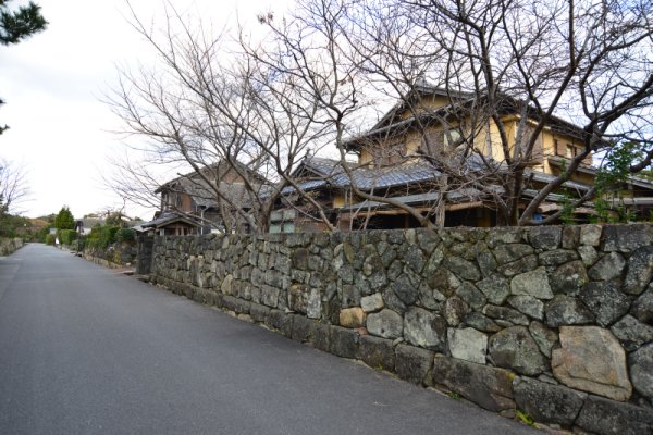 萩の町：石塀