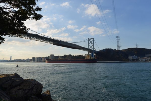 関門海峡大橋：門司側