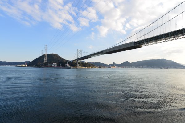 関門海峡大橋：下関側