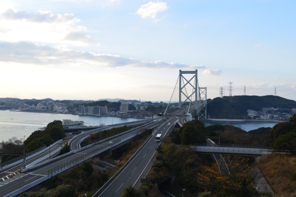 和布刈 第2展望台：関門海峡大橋