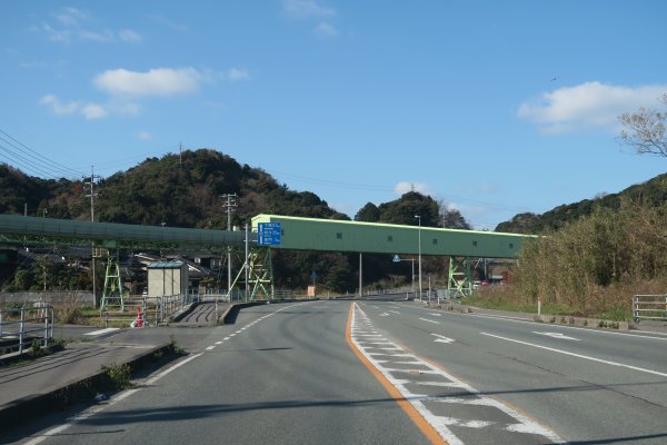 住友大阪セメントのベルトコンベア