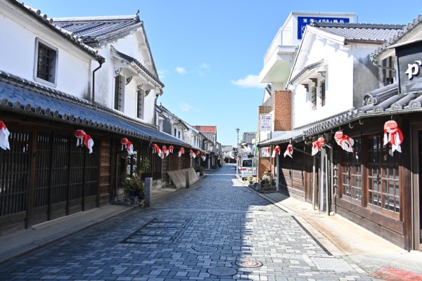 柳井：白壁の街並み