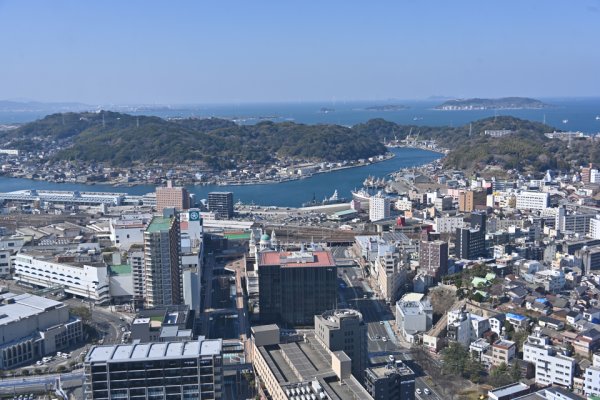 海峡ゆめタワー：関門海峡