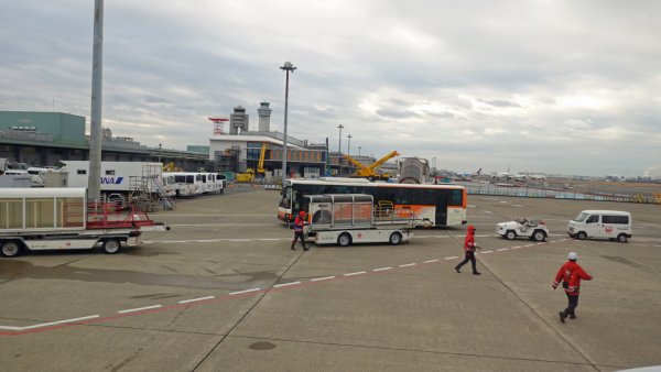 JAL291便：駐機スポット