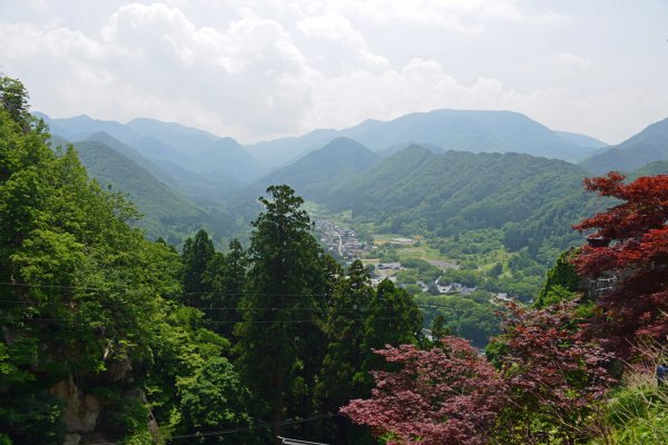 山寺の街(3)：山寺からの俯瞰