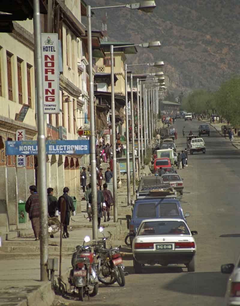 ティンプーの風景