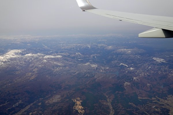 越後山脈の山々